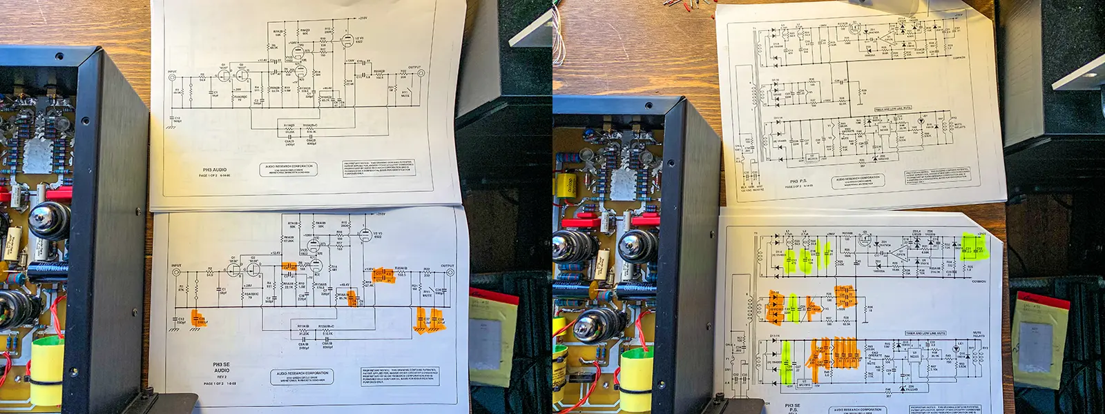 Audio Research PH3 Phono Preamp Restoration and Enhancement by Sean Rose