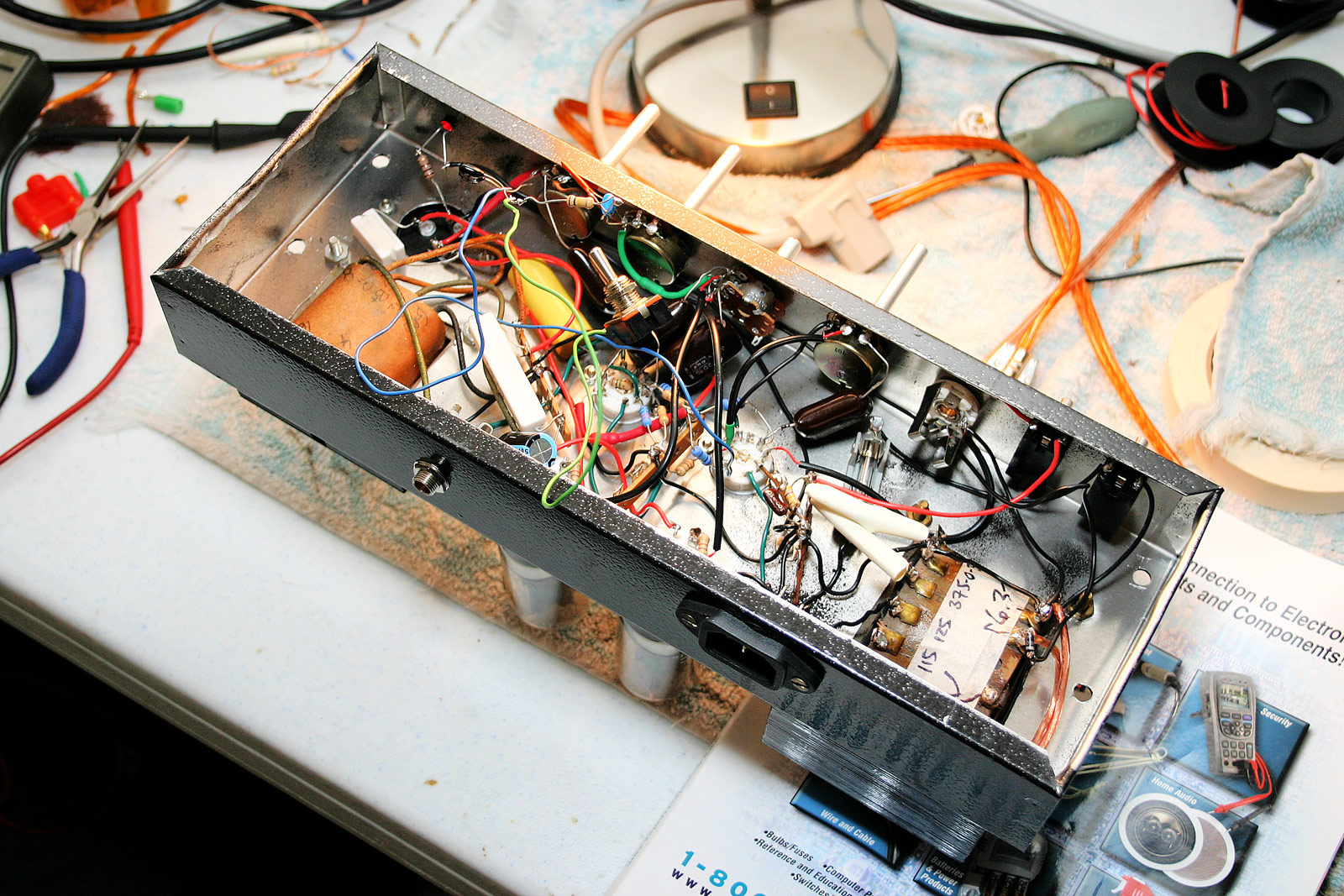 Oak Cabinet Dual Mini Studio Guitar Amp Build by Sean Rose