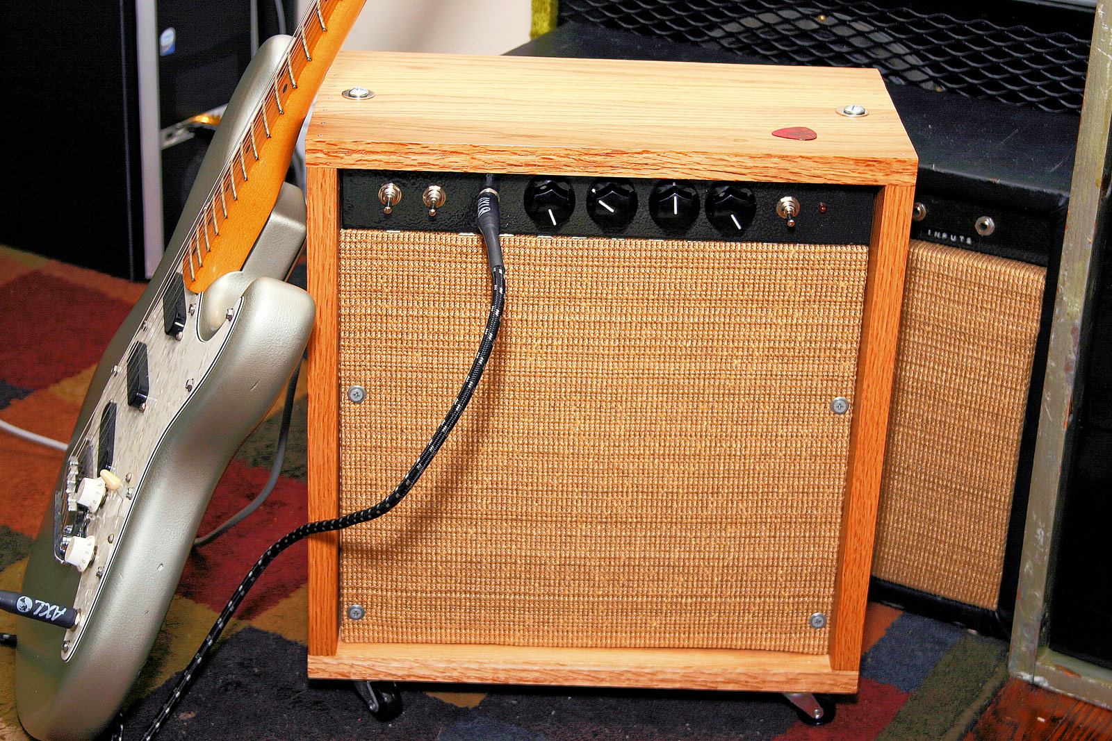 Oak Cabinet Dual Mini Studio Guitar Amp Build | SeanRose.com