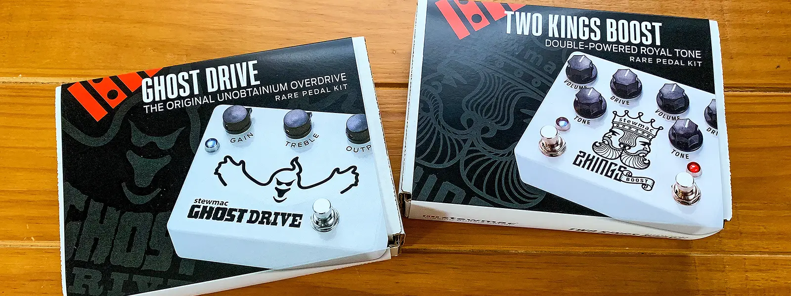 Building StewMac Ghost Drive and 2 Kings Boost Guitar Pedal Kits by Sean Rose