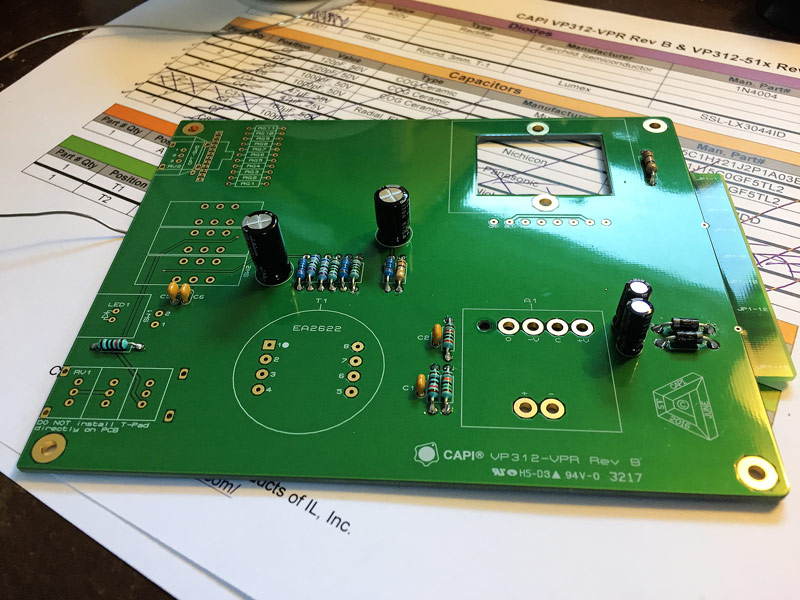CAPI 312 and Sound Skulptor MP573 Microphone Preamps Build by Sean Rose