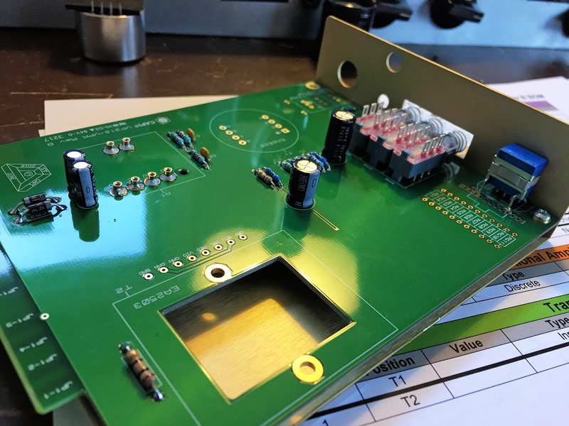 CAPI 312 and Sound Skulptor MP573 Microphone Preamps Build by Sean Rose