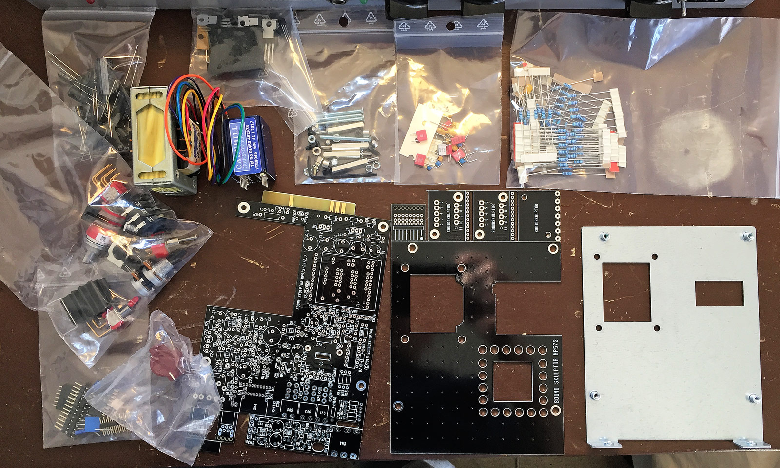 CAPI 312 and Sound Skulptor MP573 Microphone Preamps Build by Sean Rose