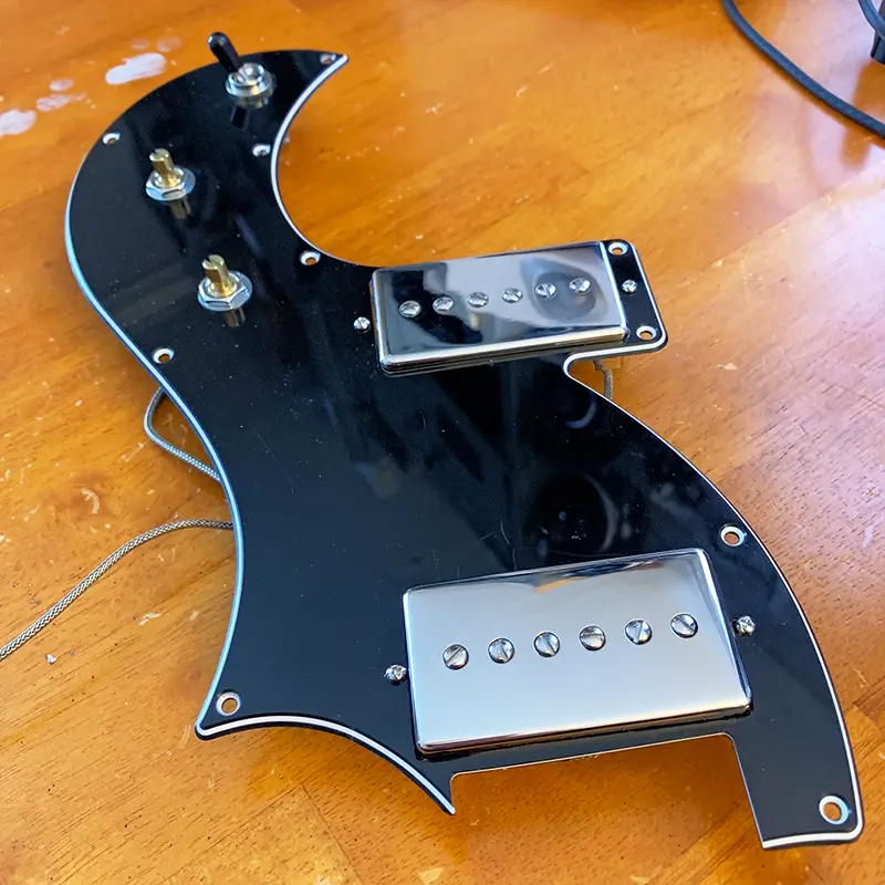 How to Put Humbuckers In a PRS Vela by Sean Rose