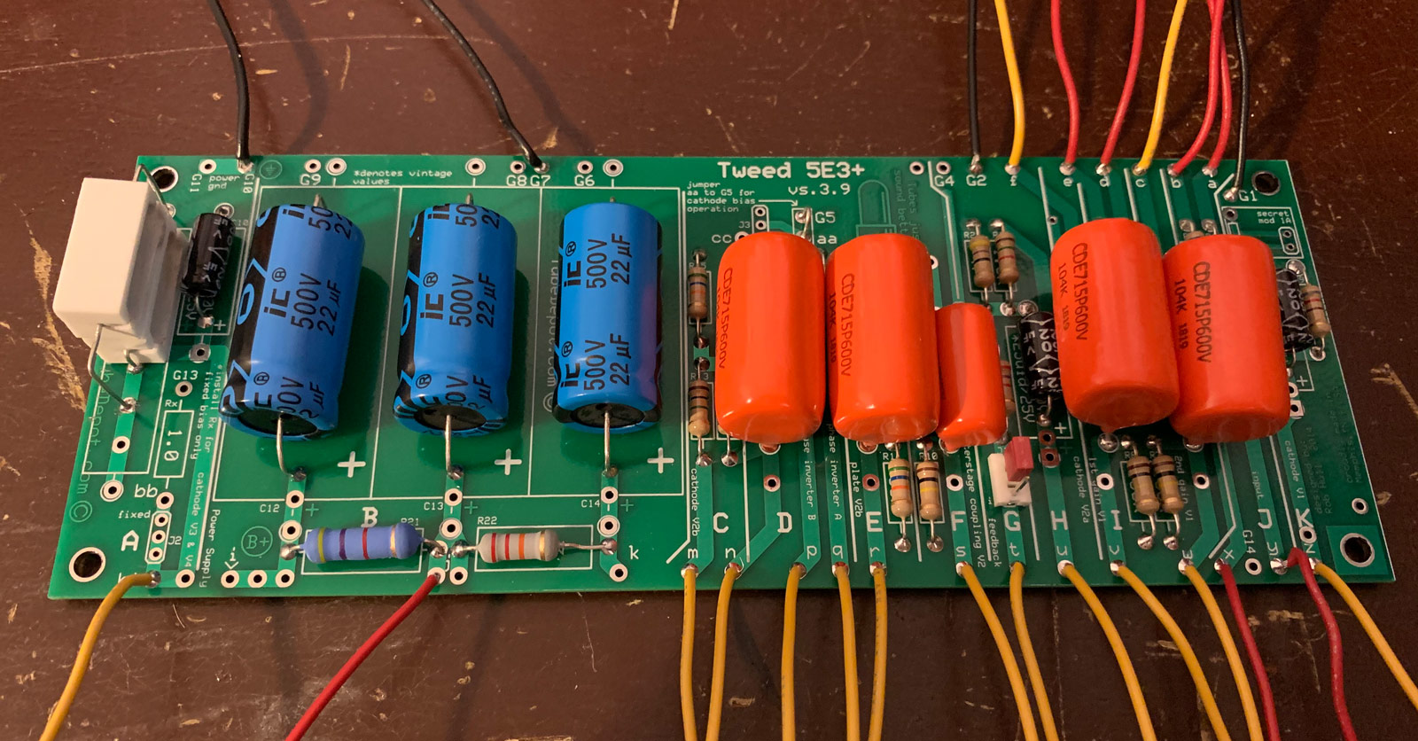 1957 Tweed Deluxe Guitar Amp Build by Sean Rose