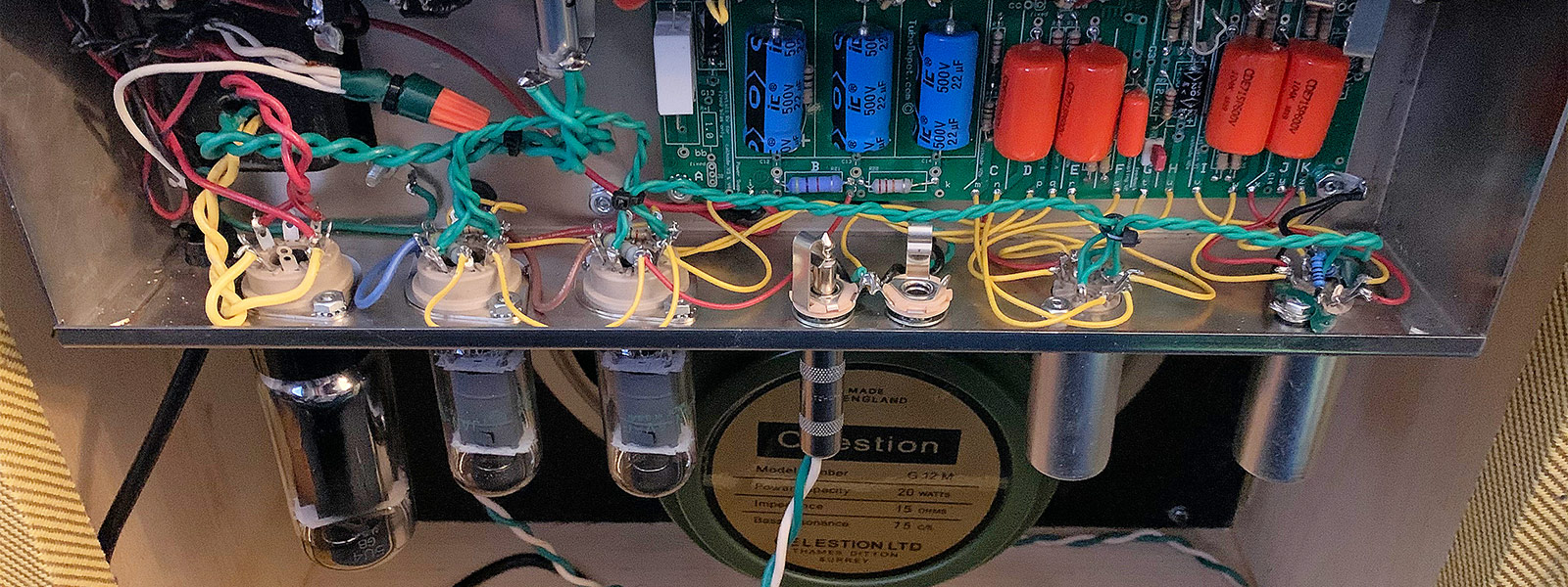 1957 Tweed Deluxe Guitar Amp Build by Sean Rose