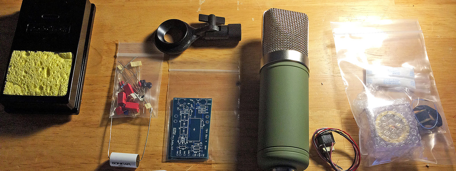 Microphone Parts T-47 Condenser Microphone Build | SeanRose.com