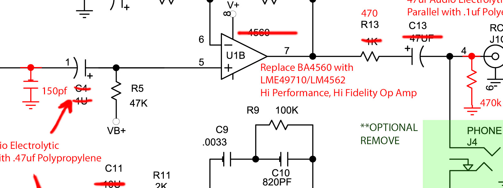 Rolls VP29 Phono Preamp Enhancement and Hacking Project | SeanRose.com