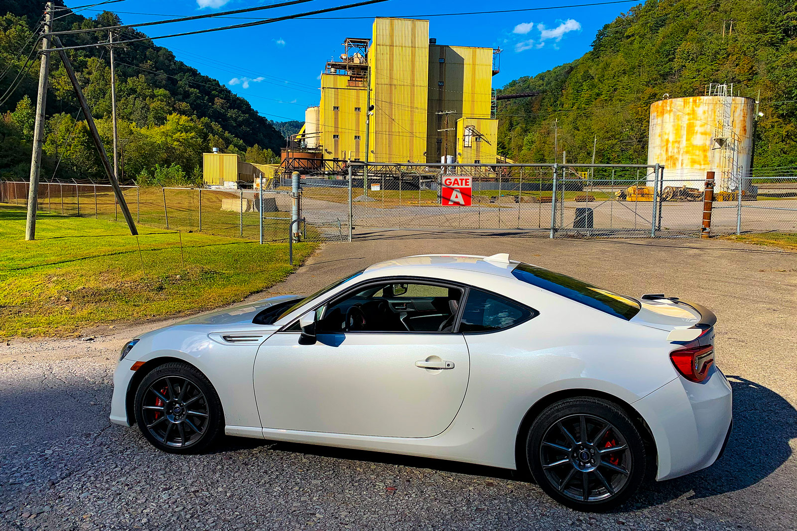 Normal mining scenery in rural southern West Virginia