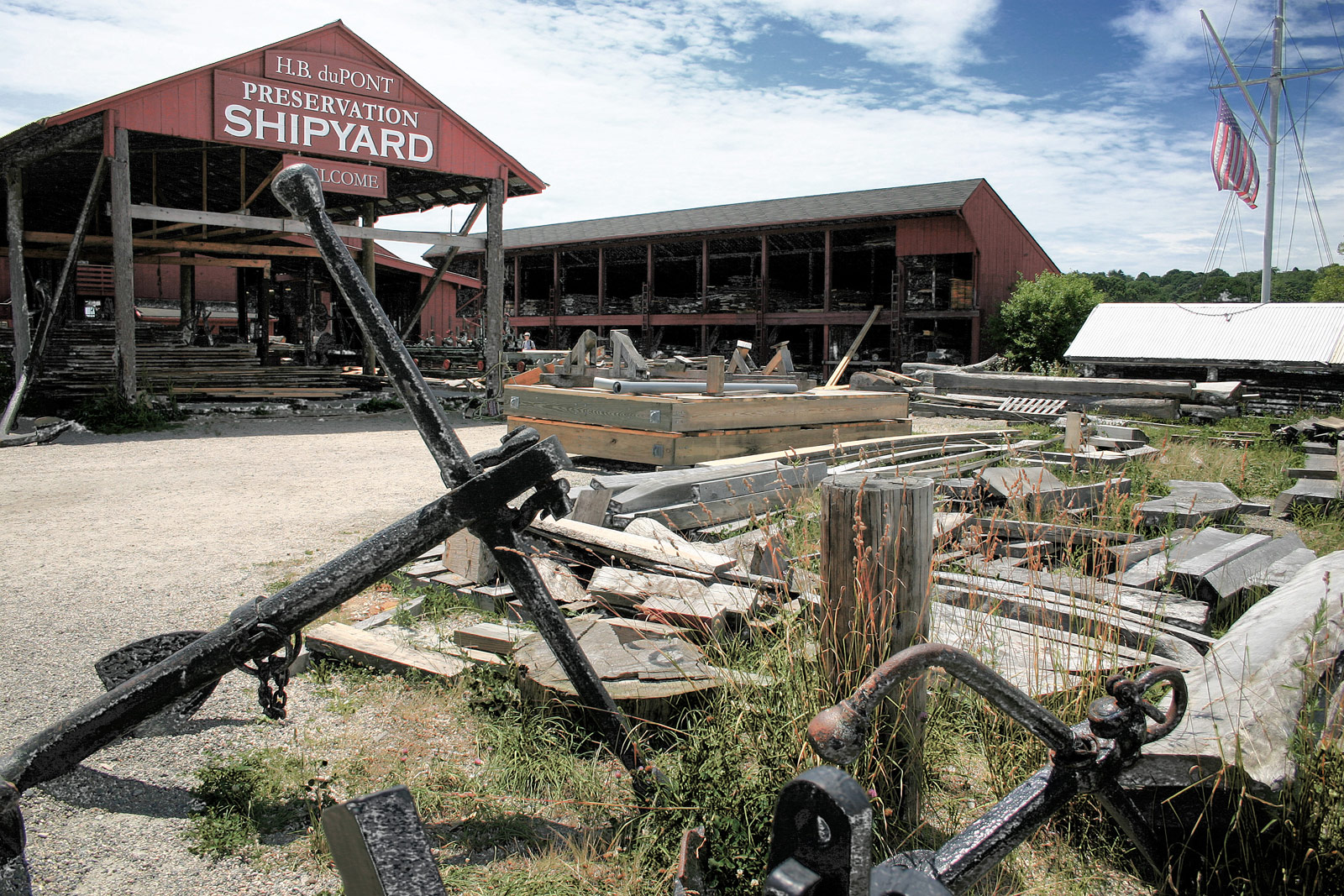 H.B. duPont Preservation Shipyard Mystic Seaport, CT - Landscape Photography | SeanRose.com