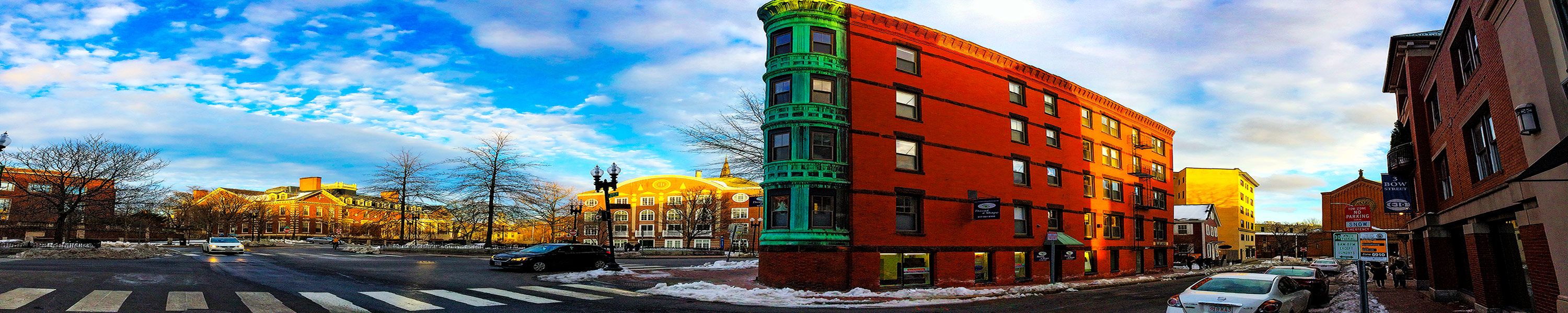 Bow St and Mass Ave Cambridge MA - Panorama Photography | SeanRose.com