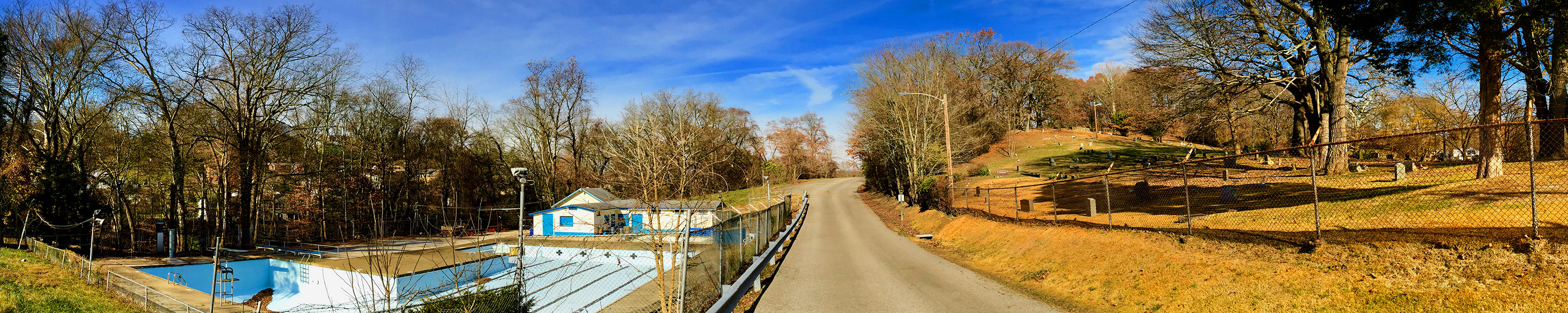 Glendale Pool and Cemetery South Charleston WV - Panorama Photography | SeanRose.com